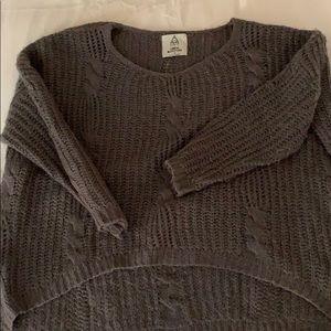 UNIF x Urban outfitters chunky knit grey sweater